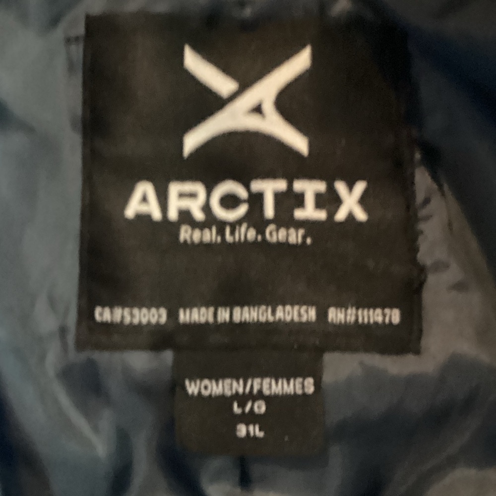 SIZE LARGE, Arctix Women's Navy Blue Snow Pants, Bottoms - Picture 4 of 11